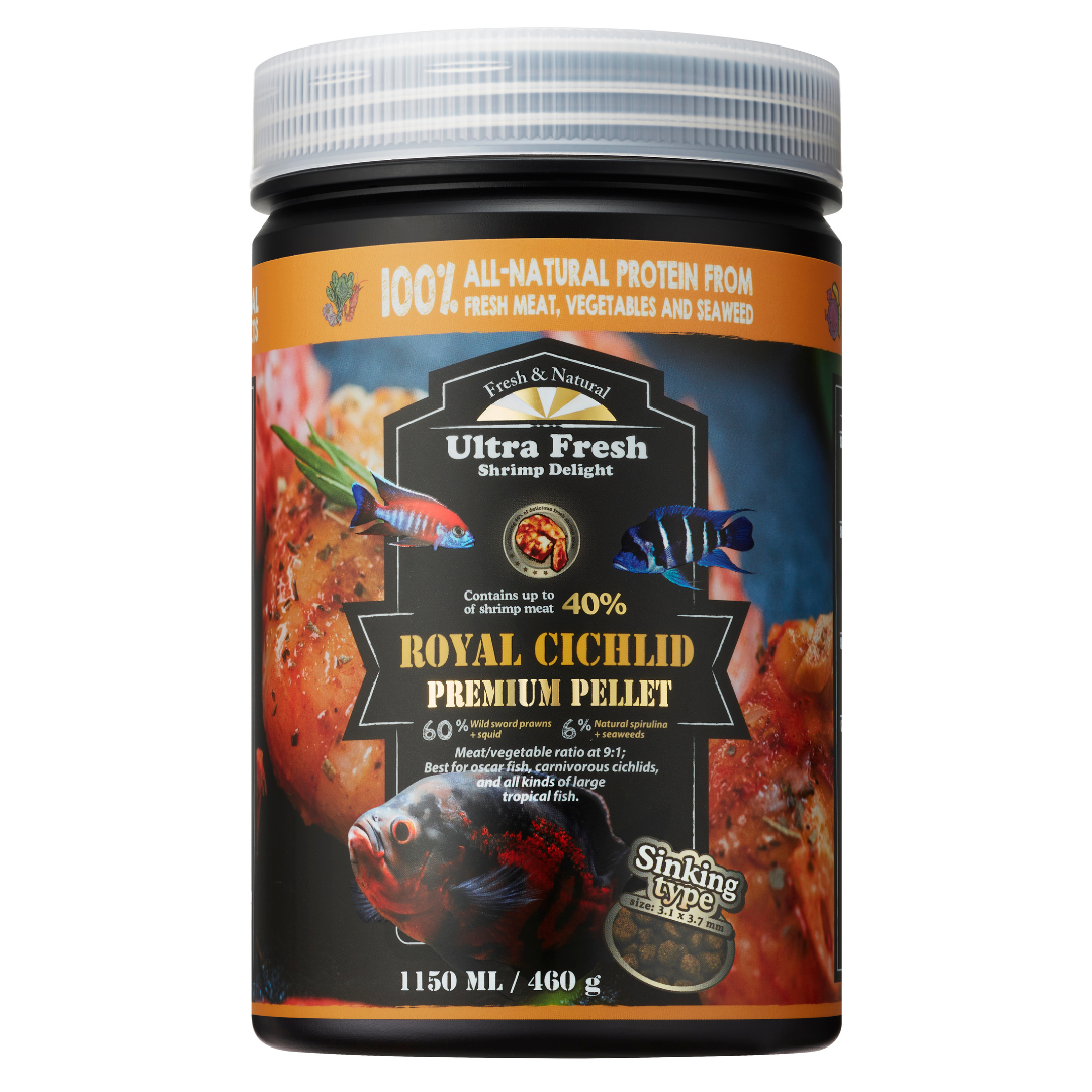 Ultra Fresh Royal Cichlid Premium Pellet - MoonlightAquatics