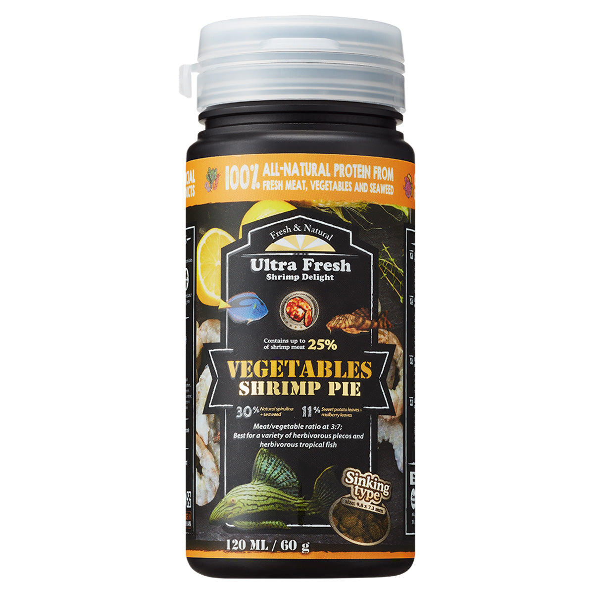 Ultra Fresh VEGETABLES shrimp pie - MoonlightAquatics