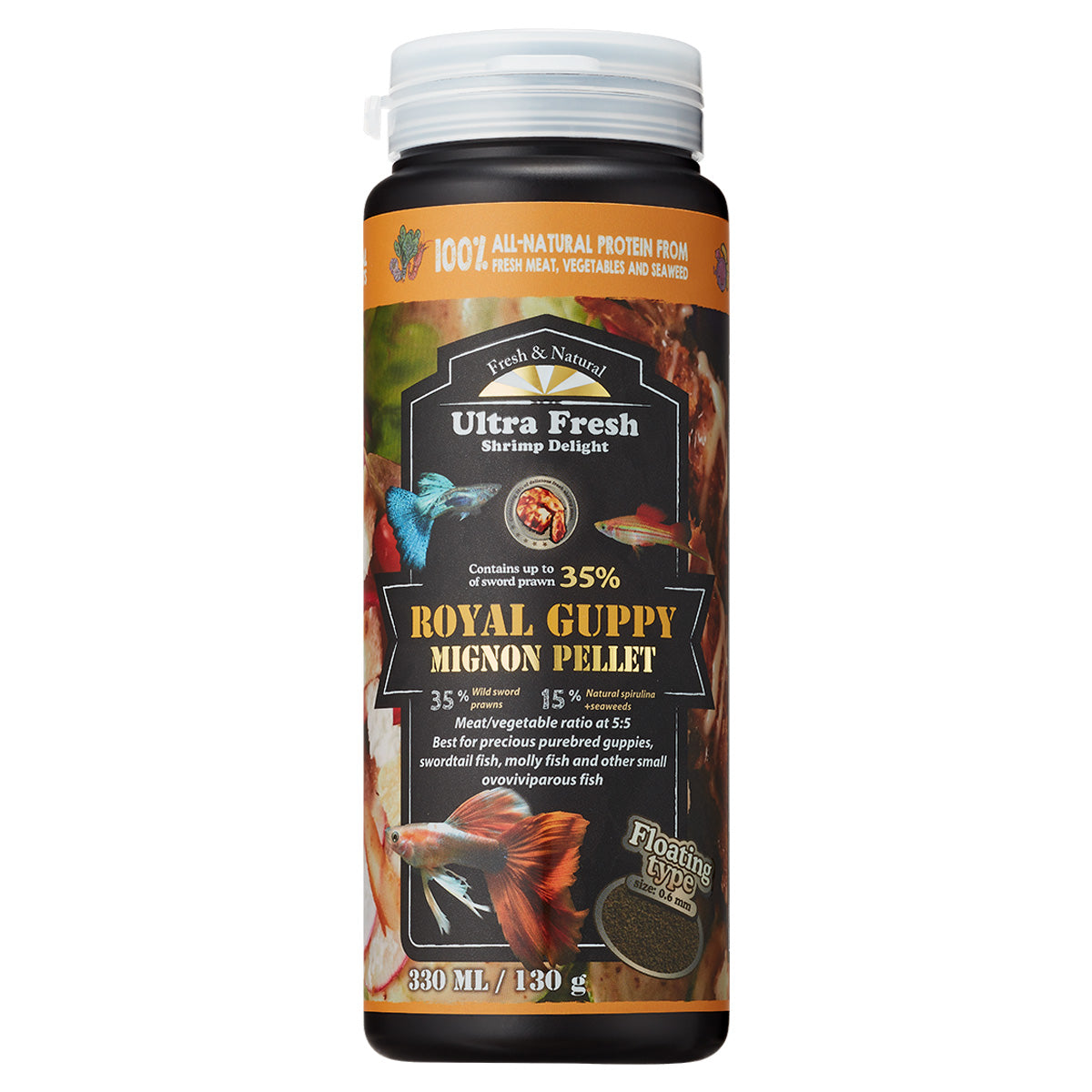 Ultra Fresh ROYAL GUPPY mignon pellet - MoonlightAquatics