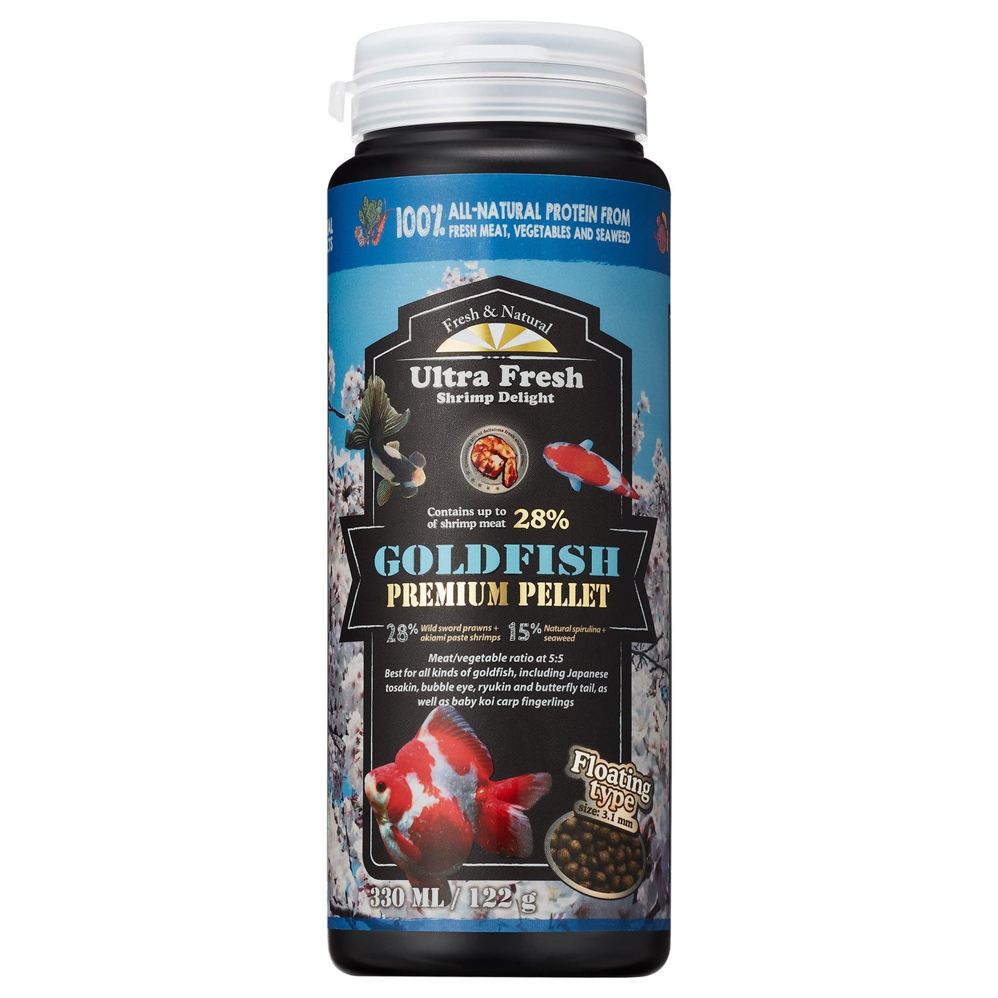 Ultra Fresh Goldfish Premium Pellet - MoonlightAquatics