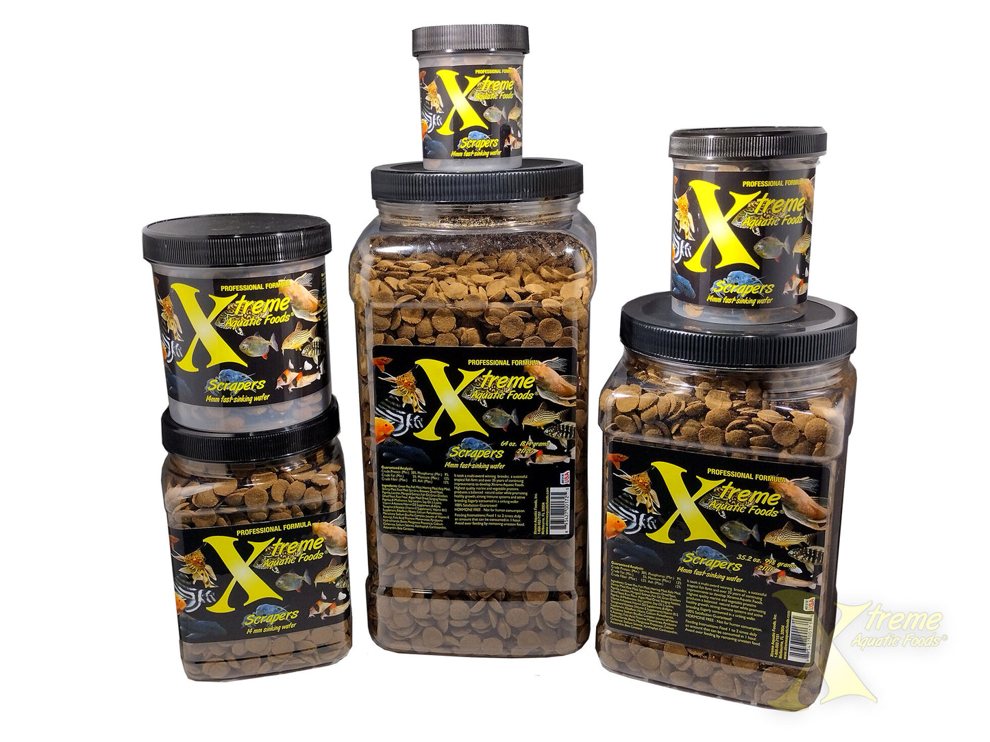 XTREME-Scrapers™-14mm sinking wafer - MoonlightAquatics