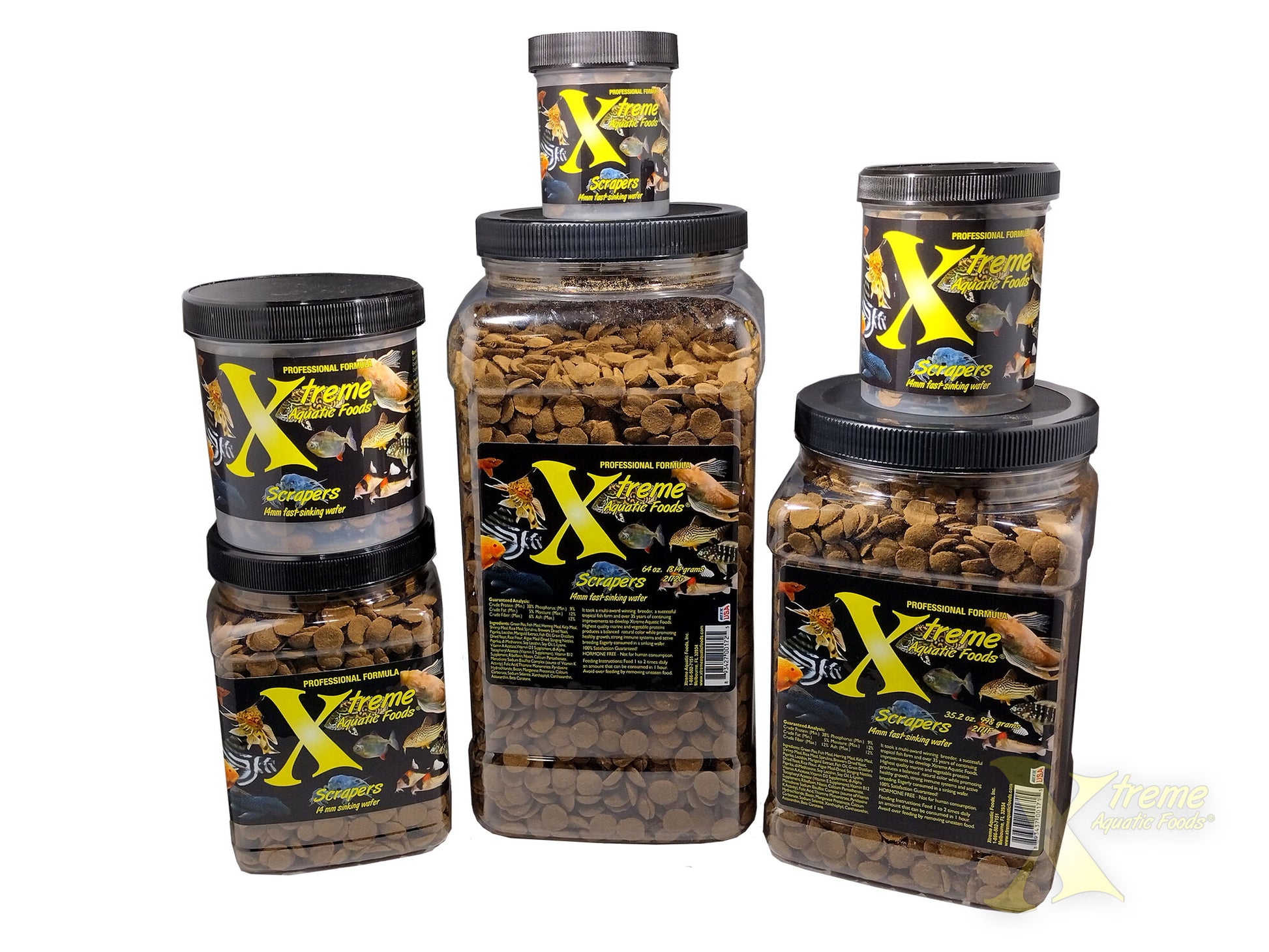 XTREME-Scrapers™-14mm sinking wafer - MoonlightAquatics