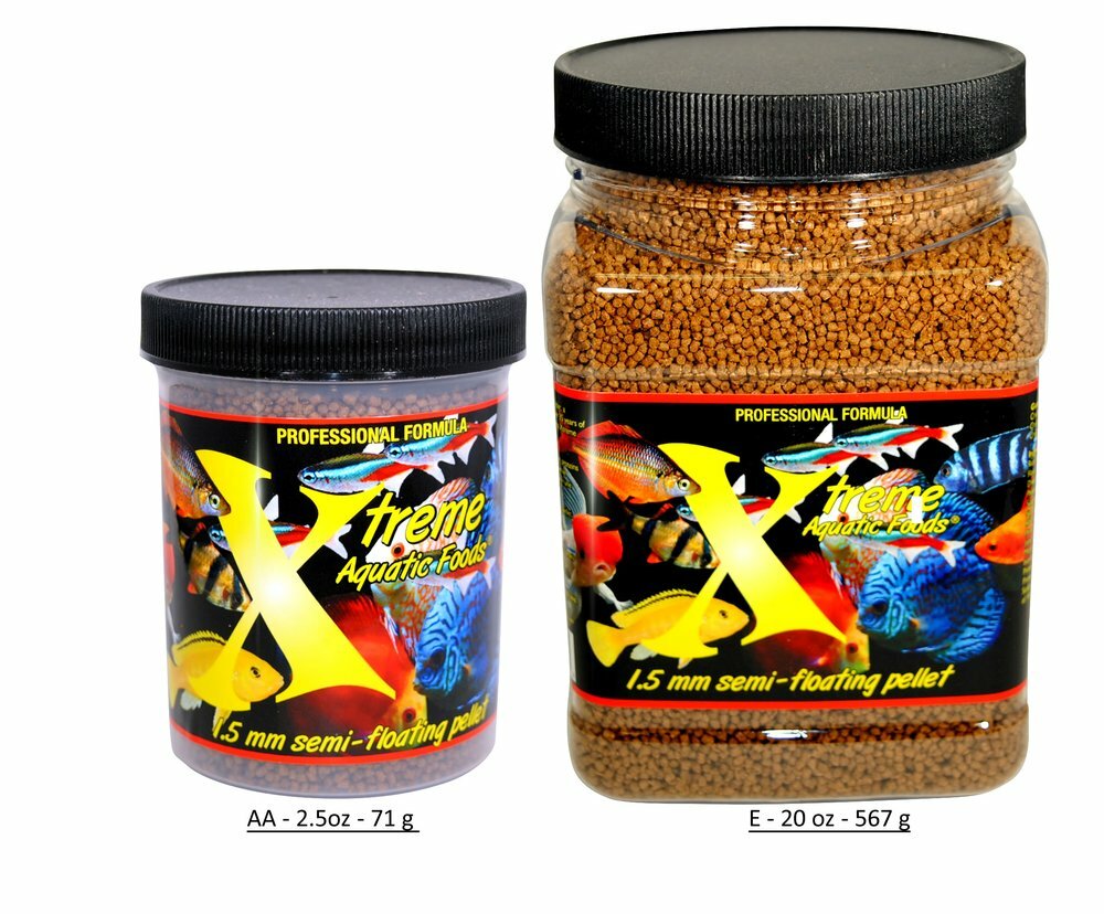 XTREME-NICE™ - 1.5 mm semi-floating Pellets - MoonlightAquatics
