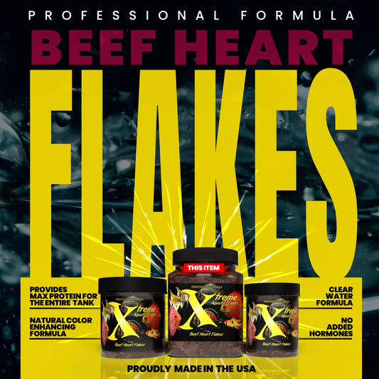 XTREME-Beef Heart Flakes - MoonlightAquatics