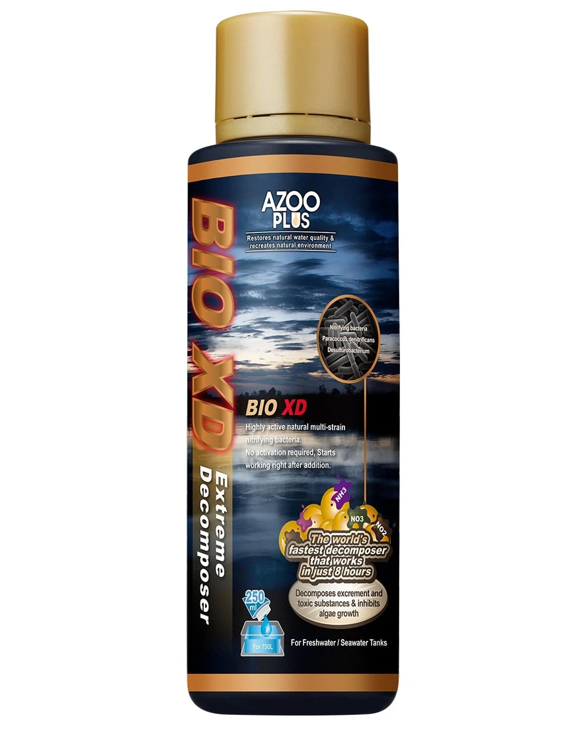 AZOOPLUS BIO XD Extreme Decomposer Nitrifying Bacteria Fresh/Saltwater - MoonlightAquatics