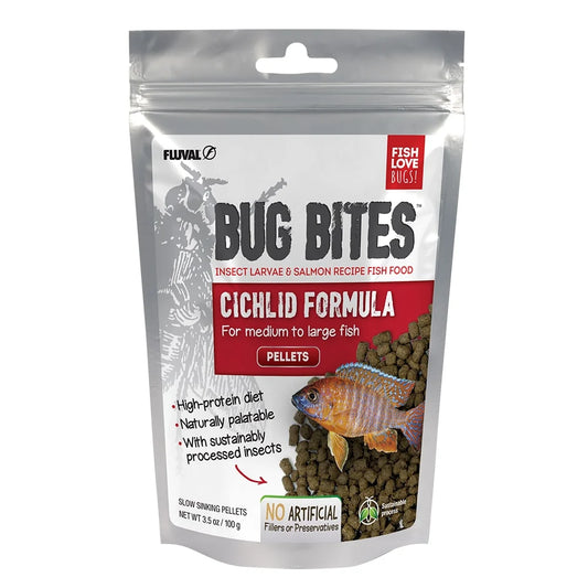 Fluval Bug Bites M-L Cichlid Pellets