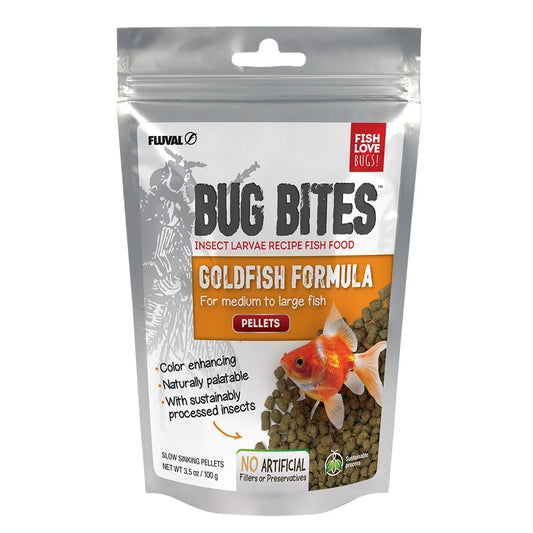 Fluval Bug Bites M-L Goldfish Pellets